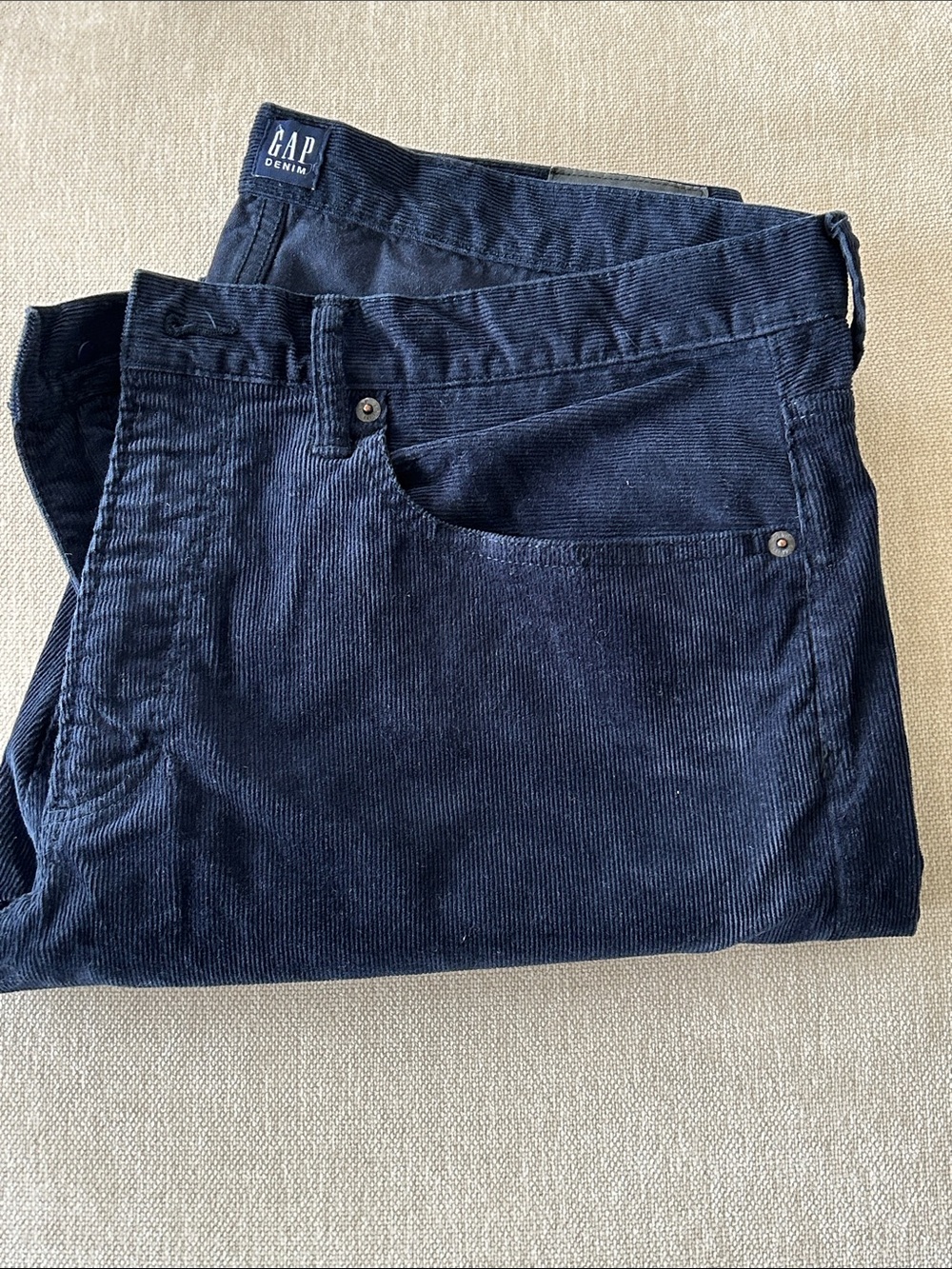 GAP Navy Blue Corduroy Jeans